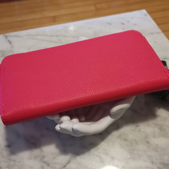 🆕Forever 21 Clutch Zip Wallet Pink - Picture 3 of 7